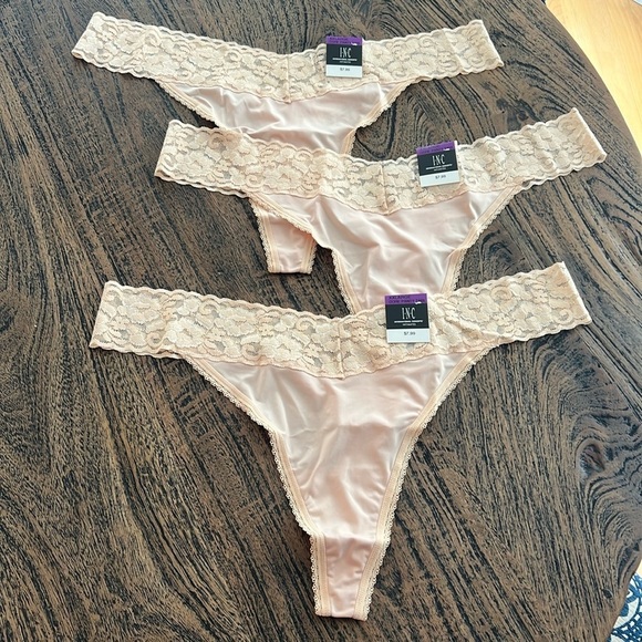 INC International Concepts Other - - inc intimates 2x thong 3 pairs